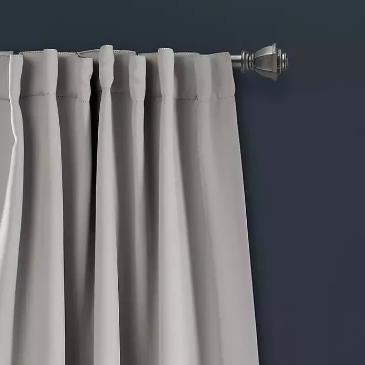 Kirklands Home Light Blackout Curtain Panel Set, 95 in. Gray