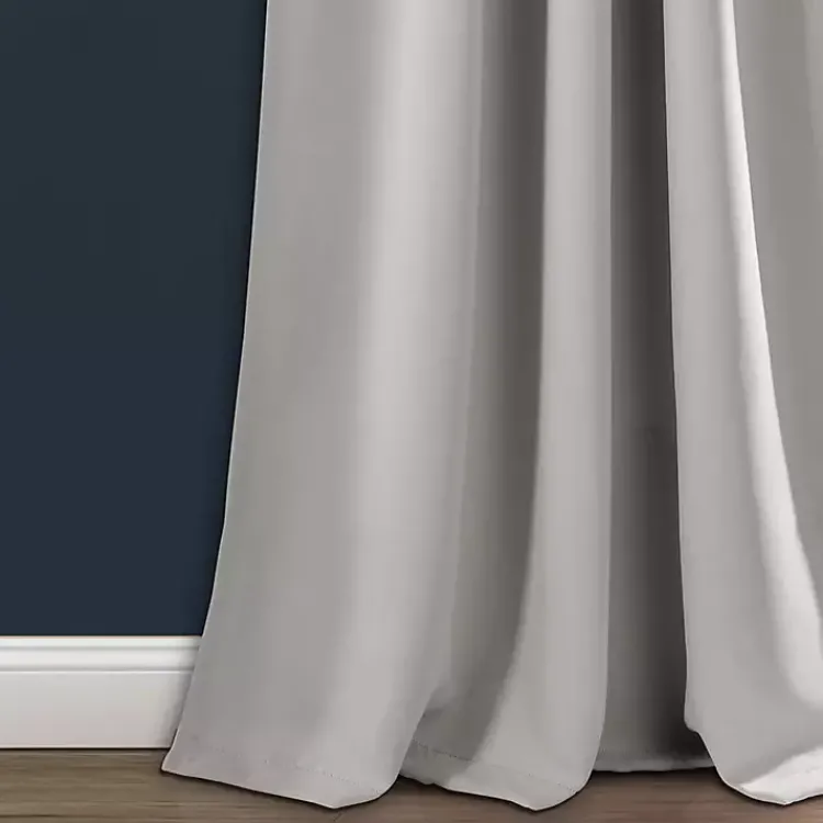 Kirklands Home Light Blackout Curtain Panel Set, 95 in. Gray