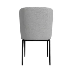 Kirklands Home Light Channel Back Dining Chairs, Set of 2 Gray Discount