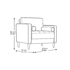 Kirklands Home Light Chelsea Accent Chair Gray Sale