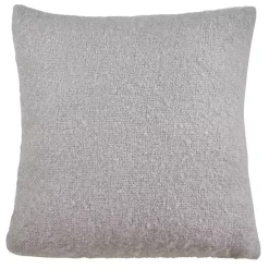 Pillows>Kirklands Home Light Faux Mohair Pillow, 22x22 in. Gray