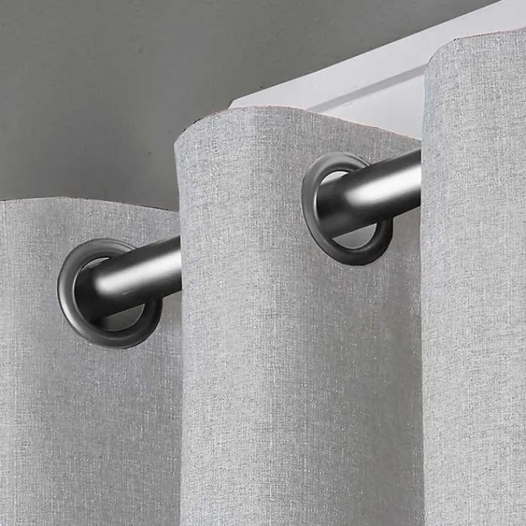 Kirklands Home Light Lila Curtain Panel Set, 84 in. Gray Outlet