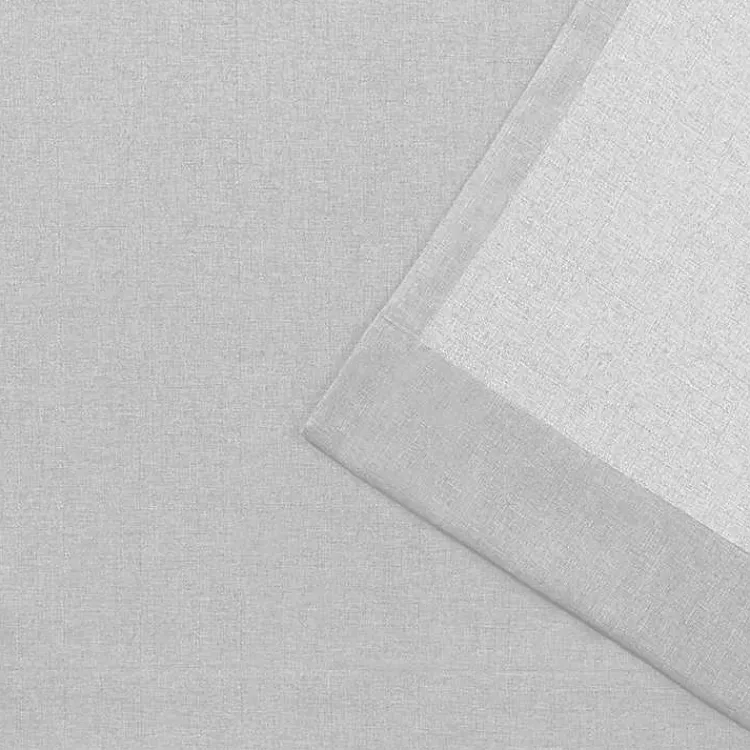 Kirklands Home Light Lila Curtain Panel Set, 108 in. Gray Outlet