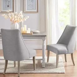 Kirklands Home Light Martha Stewart Dining Chairs, Set of 2 Gray