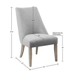 Kirklands Home Light Martha Stewart Dining Chairs, Set of 2 Gray