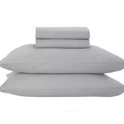 Kirklands Home Light Microfiber 4-pc. King Sheet Set Gray Sale