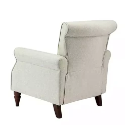 Kirklands Home Light Miriam Nailhead Trim Armchair Gray Discount