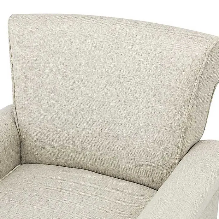 Kirklands Home Light Miriam Nailhead Trim Armchair Gray Discount