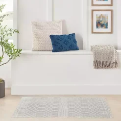 Kirklands Home Light Moroccan Washable Area Rug, 4x6 Gray Online