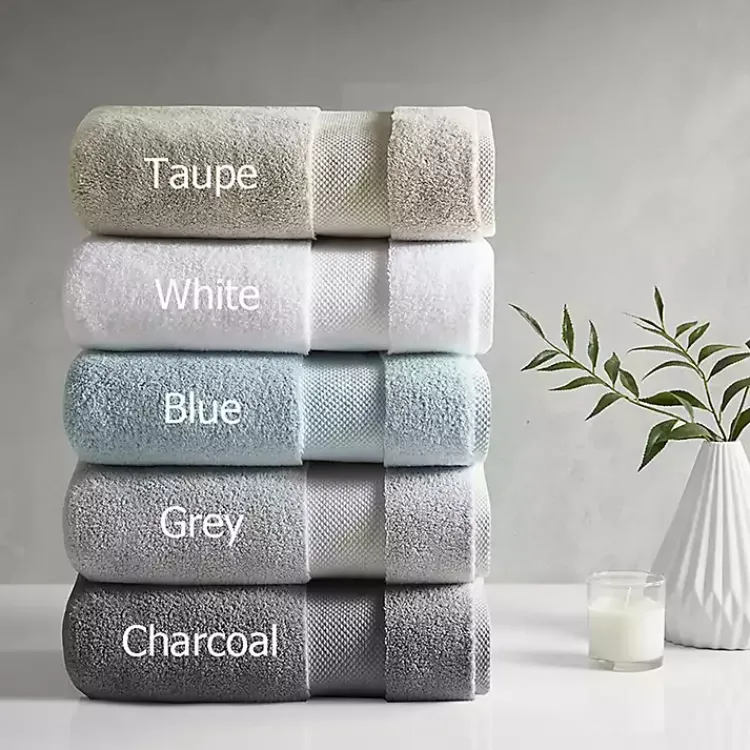 Kirklands Home Light 6-pc. Cotton Bath Towel Set Gray Sale