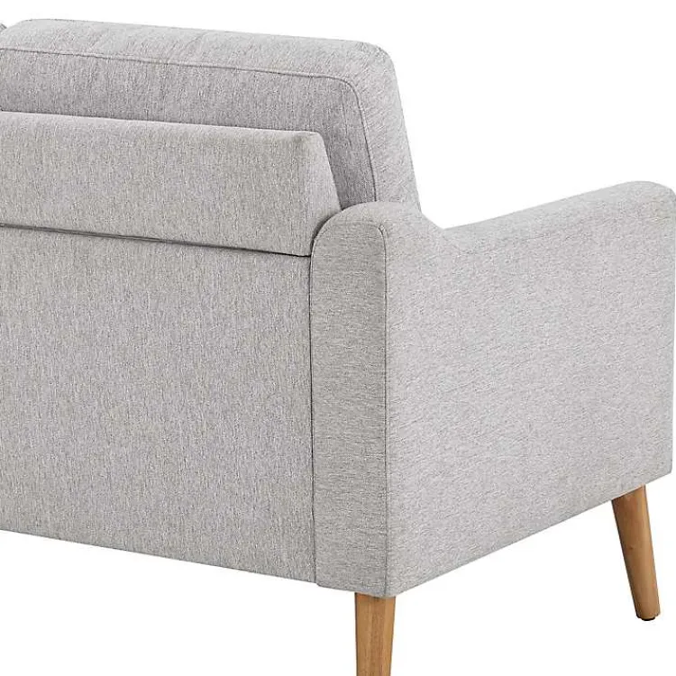 Kirklands Home Light 2-pc. Loveseat & Ottoman Set Gray New