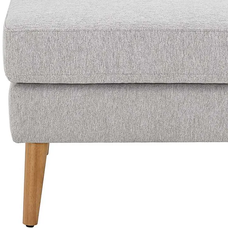 Kirklands Home Light 2-pc. Loveseat & Ottoman Set Gray New