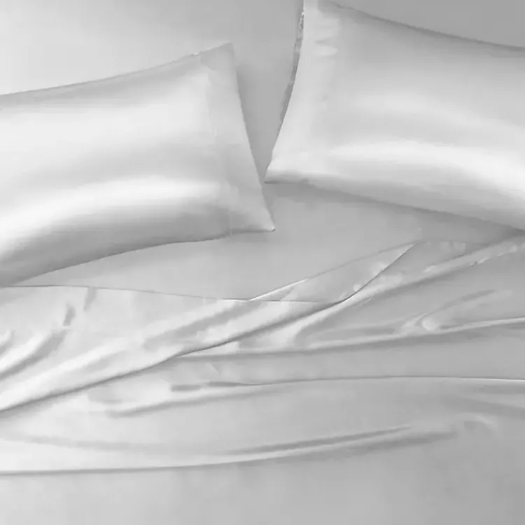 Kirklands Home Light Satin 6-pc. Queen Sheet Set Gray Sale