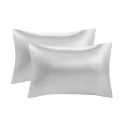 Kirklands Home Light Satin Standard 2-pc. Pillow Case Set Gray Online