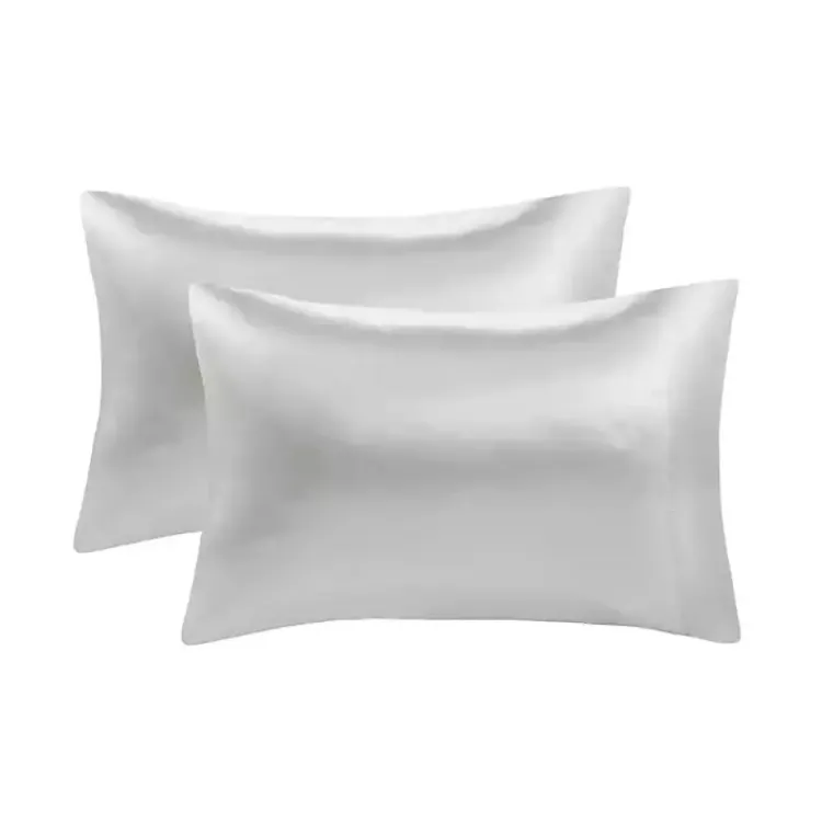 Kirklands Home Light Satin Standard 2-pc. Pillow Case Set Gray Online
