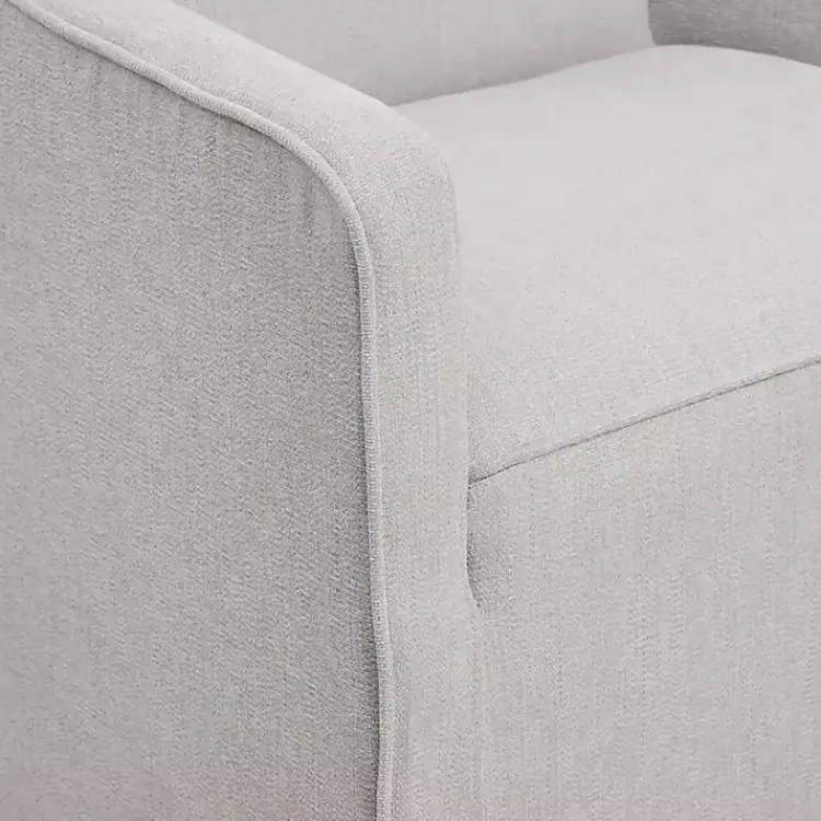 Kirklands Home Light Slipcover Dining Chair with Casters Gray Best