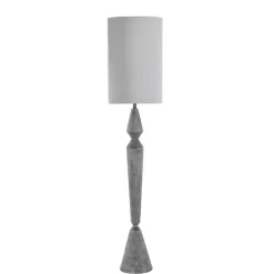 Kirklands Home Light Tapered Bulwell Floor Lamp Gray Online