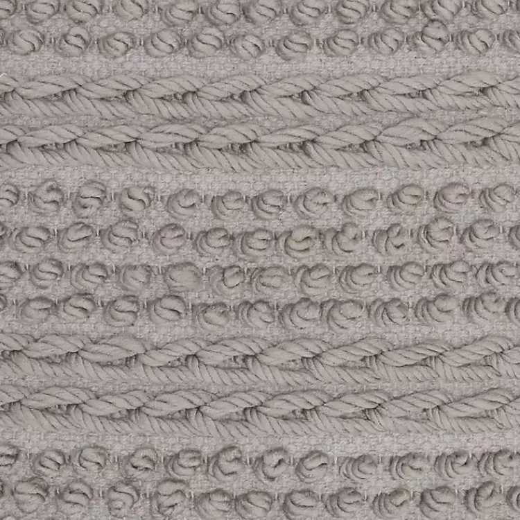 Pillows>Kirklands Home Light Textured Stripes Pillow Gray
