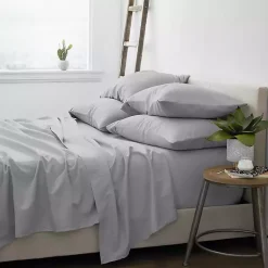 Kirklands Home Light Ultra Soft 6-pc. Full Sheet Set Gray Outlet