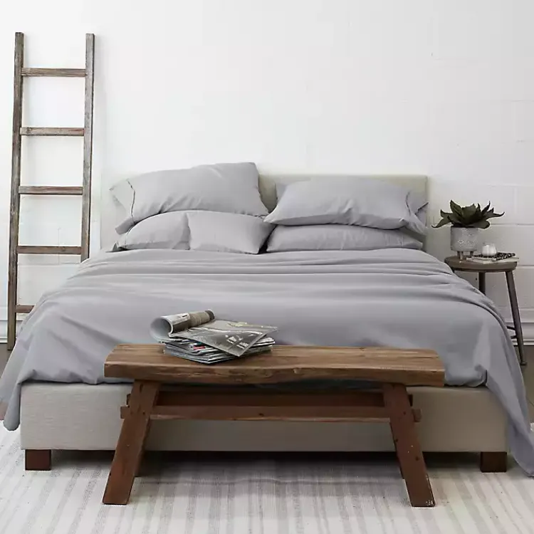 Kirklands Home Light Ultra Soft 6-pc. Full Sheet Set Gray Outlet