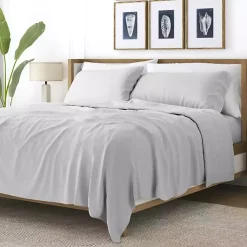 Kirklands Home Light Ultra Soft 3-pc. Twin XL Sheet Set Gray New