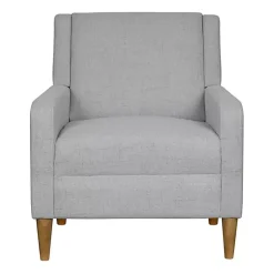 Kirklands Home Light Upholstered Juno Accent Chair Gray