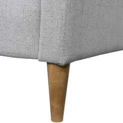 Kirklands Home Light Upholstered Juno Accent Chair Gray