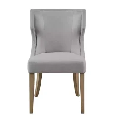 Kirklands Home Light Wingback Dining Chair Gray New
