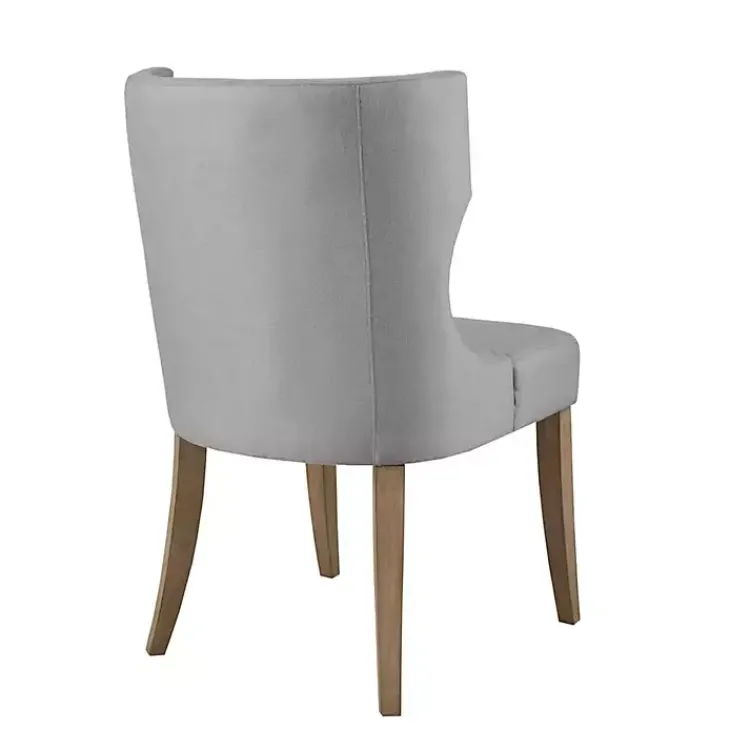 Kirklands Home Light Wingback Dining Chair Gray New