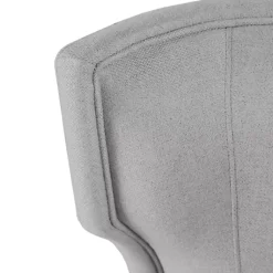 Kirklands Home Light Wingback Dining Chair Gray New