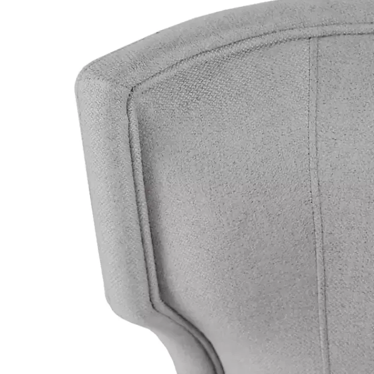 Kirklands Home Light Wingback Dining Chair Gray New