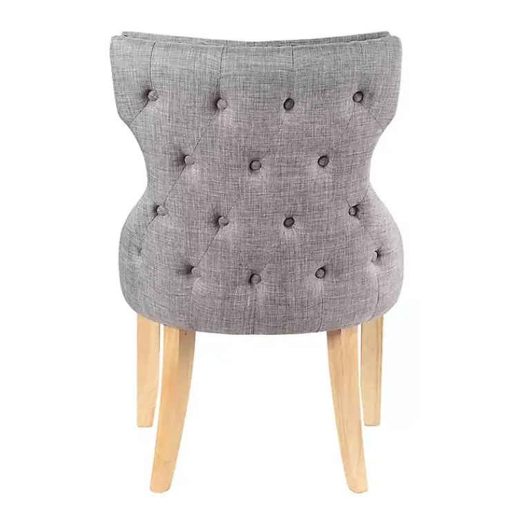 Kirklands Home Light Wingback Dining Chairs, Set of 2 Gray Sale