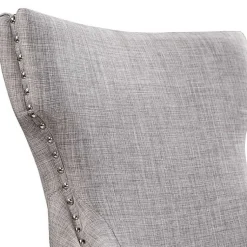 Kirklands Home Light Wingback Dining Chairs, Set of 2 Gray Sale