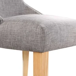 Kirklands Home Light Wingback Dining Chairs, Set of 2 Gray Sale