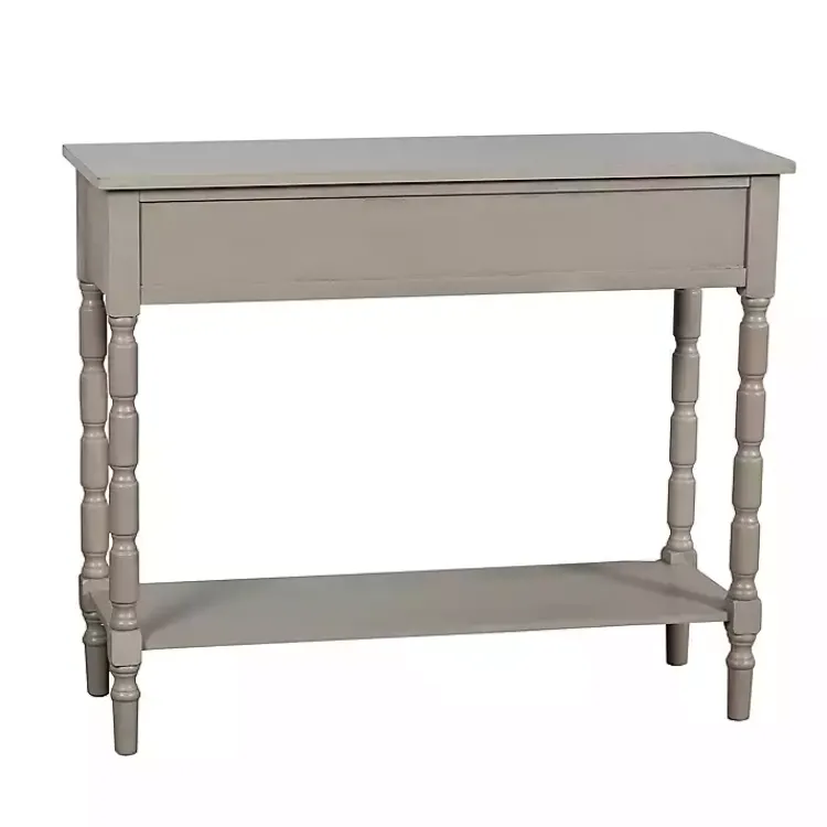 Kirklands Home Light Wood 2-Drawer Barrett Console Table Gray Sale