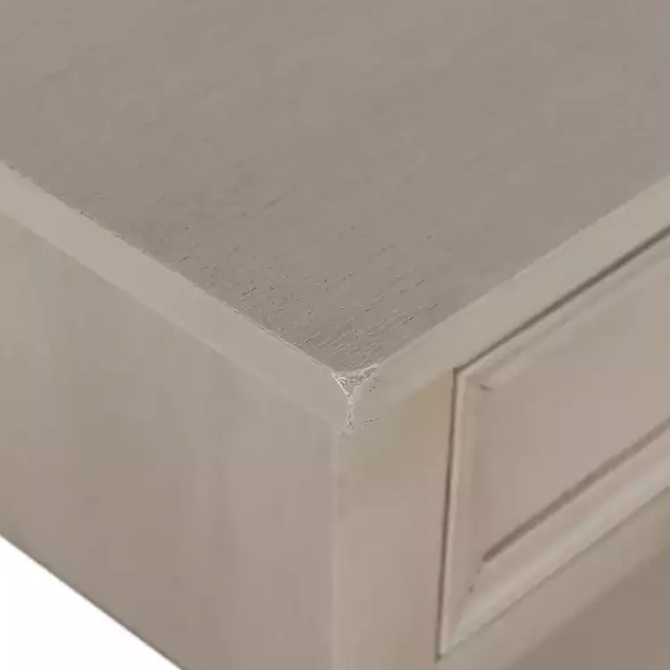 Kirklands Home Light Wood 2-Drawer Barrett Console Table Gray Sale
