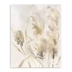 Kirklands Home Light Pampas Grasses Canvas Art Print, 16x20 in. New