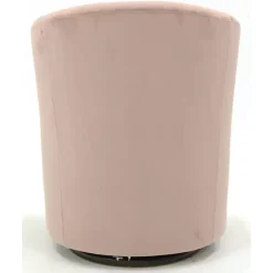 Kirklands Home Light Swivel Barrel Accent Chair Pink Discount