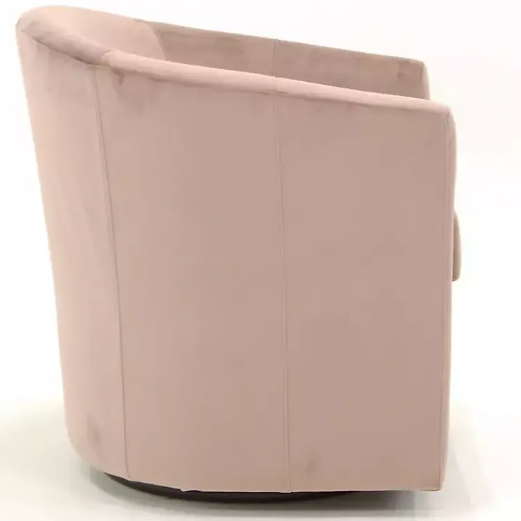 Kirklands Home Light Swivel Barrel Accent Chair Pink Discount