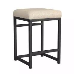 Kirklands Home Light Upholstered Counter Stool Tan Best