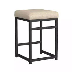 Kirklands Home Light Upholstered Counter Stool Tan Best