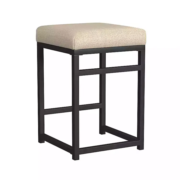 Kirklands Home Light Upholstered Counter Stool Tan Best