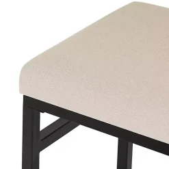 Kirklands Home Light Upholstered Counter Stool Tan Best