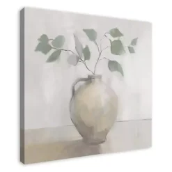 Kirklands Home Light Vase Botanical Canvas Art Print Clearance