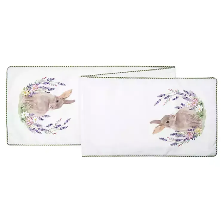 Kirklands Home Lilac Bunny Rabbit Table Runner Online