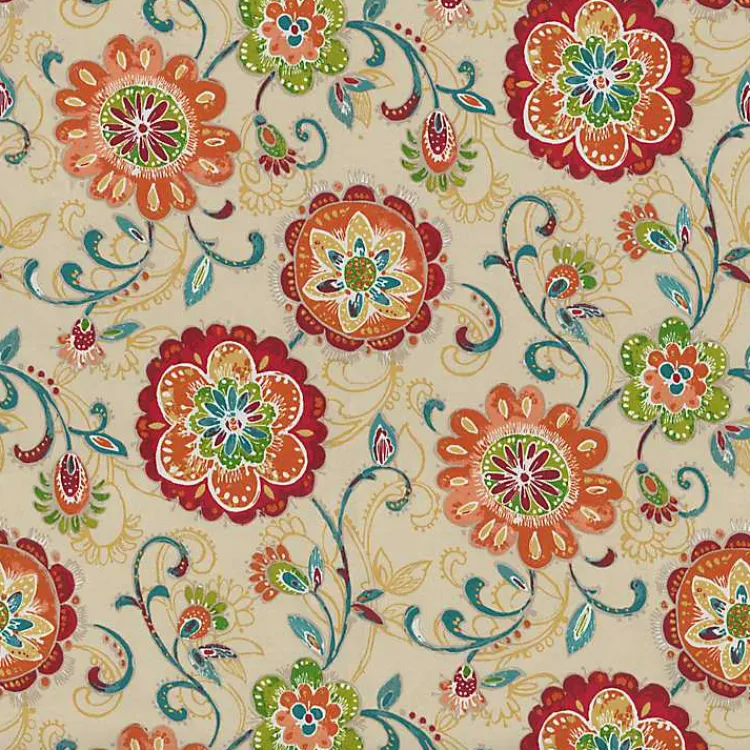 Kirklands Home Lily Paisley Outdoor Lumbar Pillows, Set of 2 Clearance