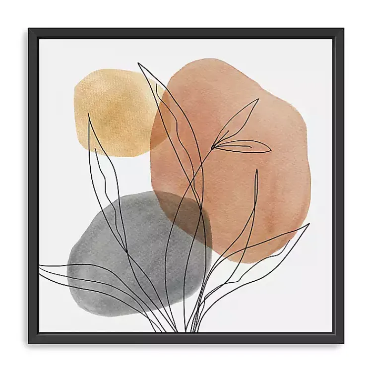 Kirklands Home Linear Leaf Trio Framed Canvas Art Print Online