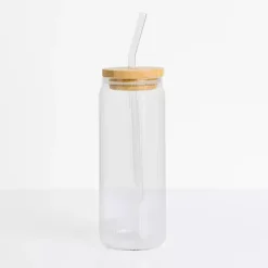 Kirklands Home Linear Ribbed Glass Tumbler Clear Sale