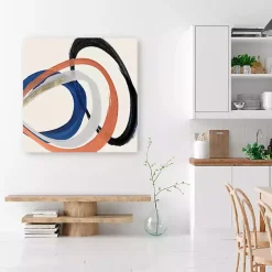 Kirklands Home Linked Up Abstract Canvas Art Print, 40x40 in. Online