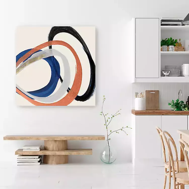 Kirklands Home Linked Up Abstract Canvas Art Print, 40x40 in. Online